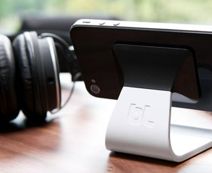 Välj om du vill ha mobilen liggande eller stående