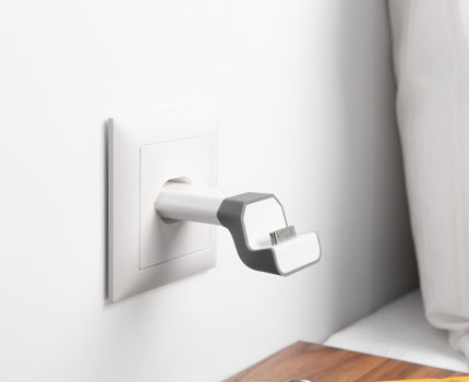 Sätts in direkt i vägguttaget