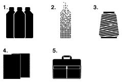 Tillverkade av återvunna PET-flaskor, alltså 100% återvinningsbara!