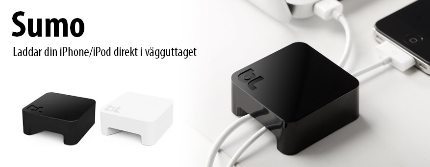 Bluelounge Sumo - Liten men tung sladdhållare